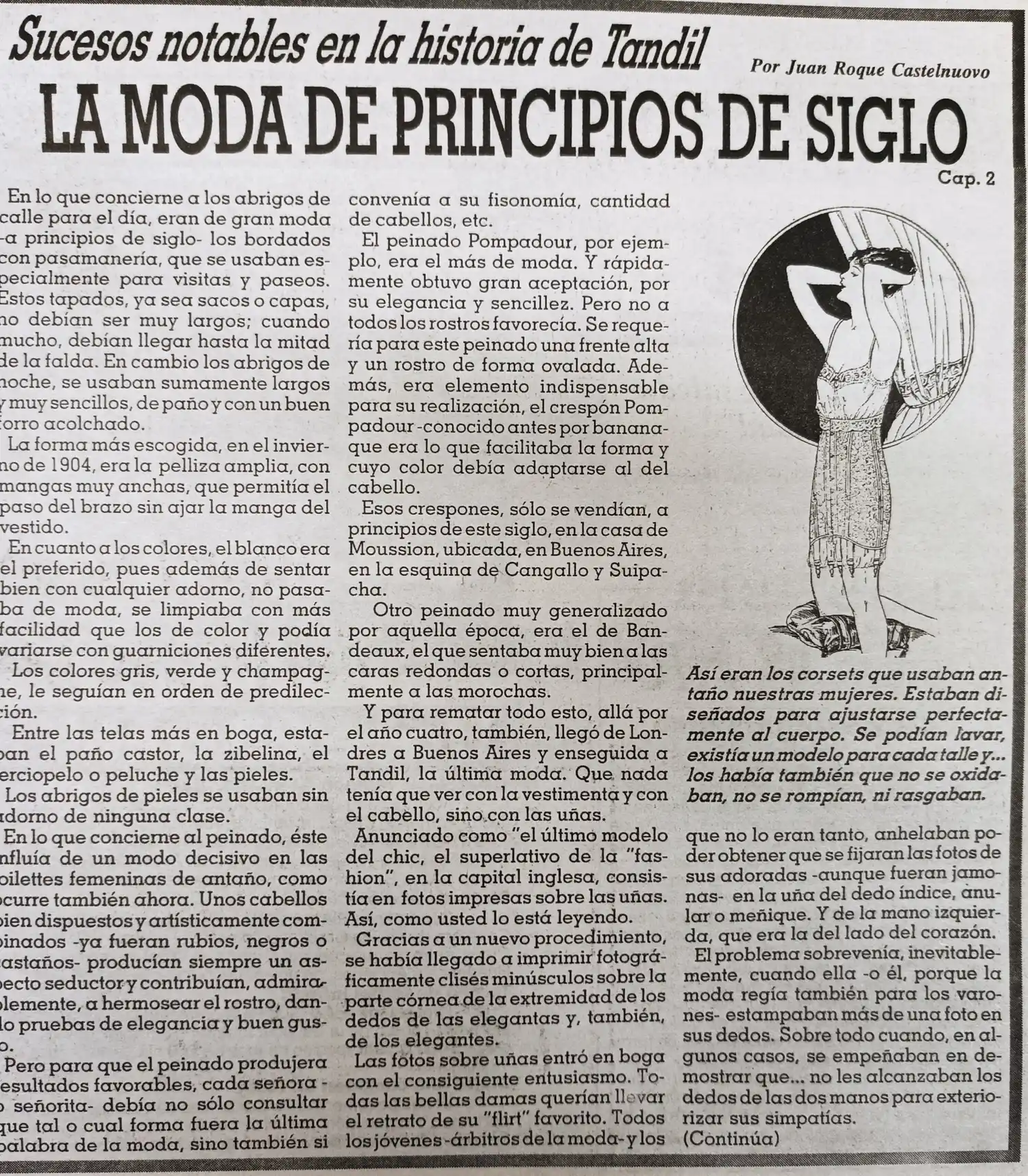 La moda de principios de siglo XX - Cap. 2