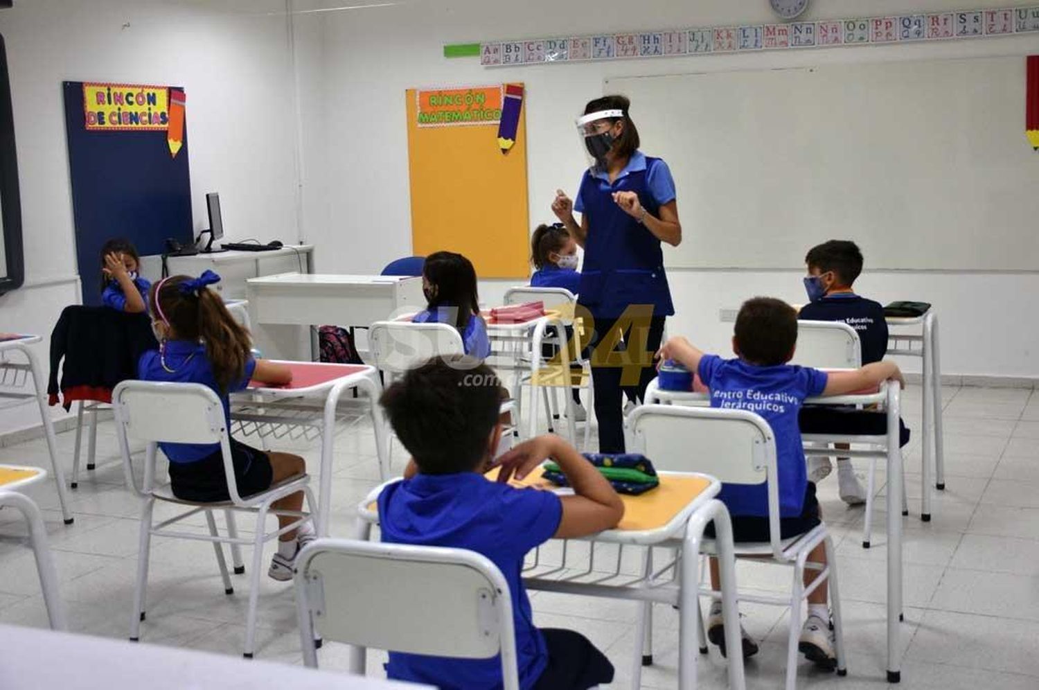 Suman 107 distritos santafesinos a las clases presenciales; cuatro pertenecen a la región