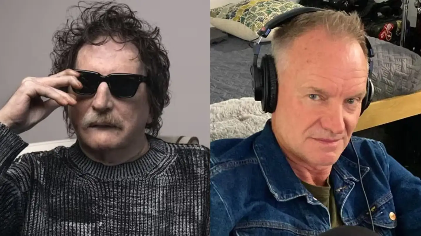 Charly García sorprendió a Sting en camarines antes de su show en Buenos Aires. (Foto Instagram / charlygarcia / theofficialsting).