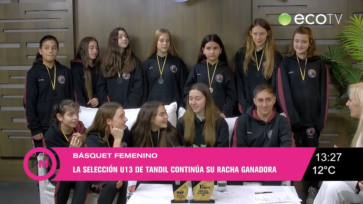 La selección U13 de básquet femenino continúa su racha ganadora