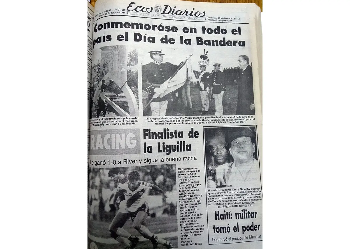 Martes 21 de junio de 1988
