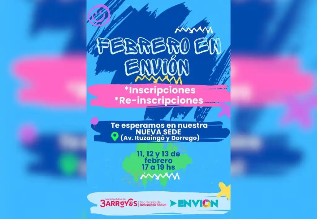 Comienzan las inscripciones al Programa Envión