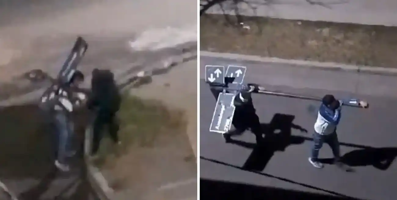 El grave suceso en la esquina de San Martín y Azcuénaga