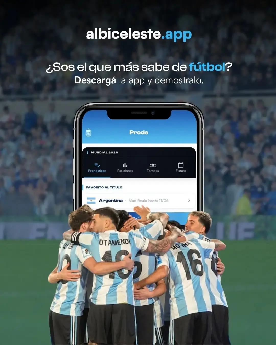 Paso a paso para sumarse al Prode del Mundial con grandes premios oficiales de la selección Argentina