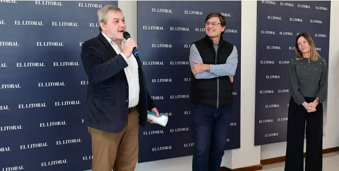 Néstor Fenoglio, Fernando Siboni y Victoria Borgna. Foto: Flavio Raina.