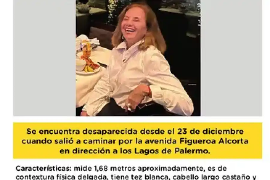 La búsqueda que se había difundido de Olga Naum