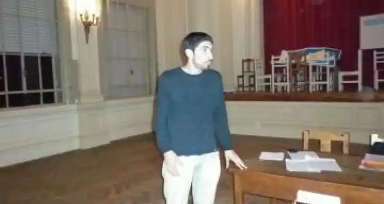 Pablo Giachello expuso en la Escuela Normal