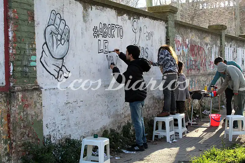 Mural a favor del aborto