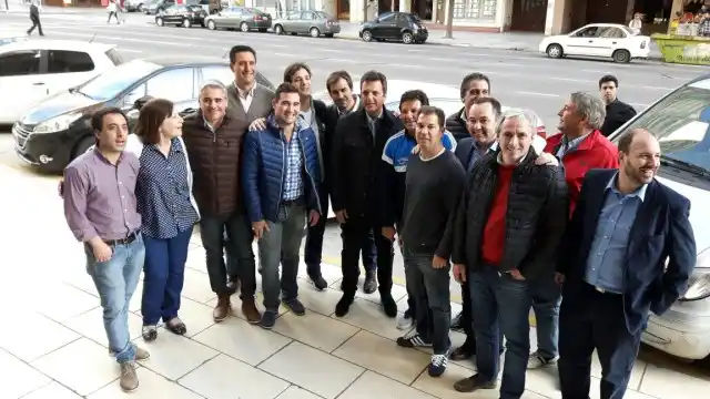 Sergio Massa se mostró en Mar del Plata junto a Juan Curuchet