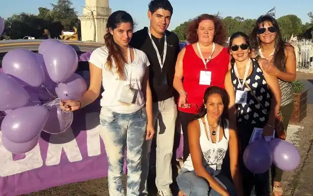Las Juanitas y el Municipio realizaron una marcha contra la violencia 