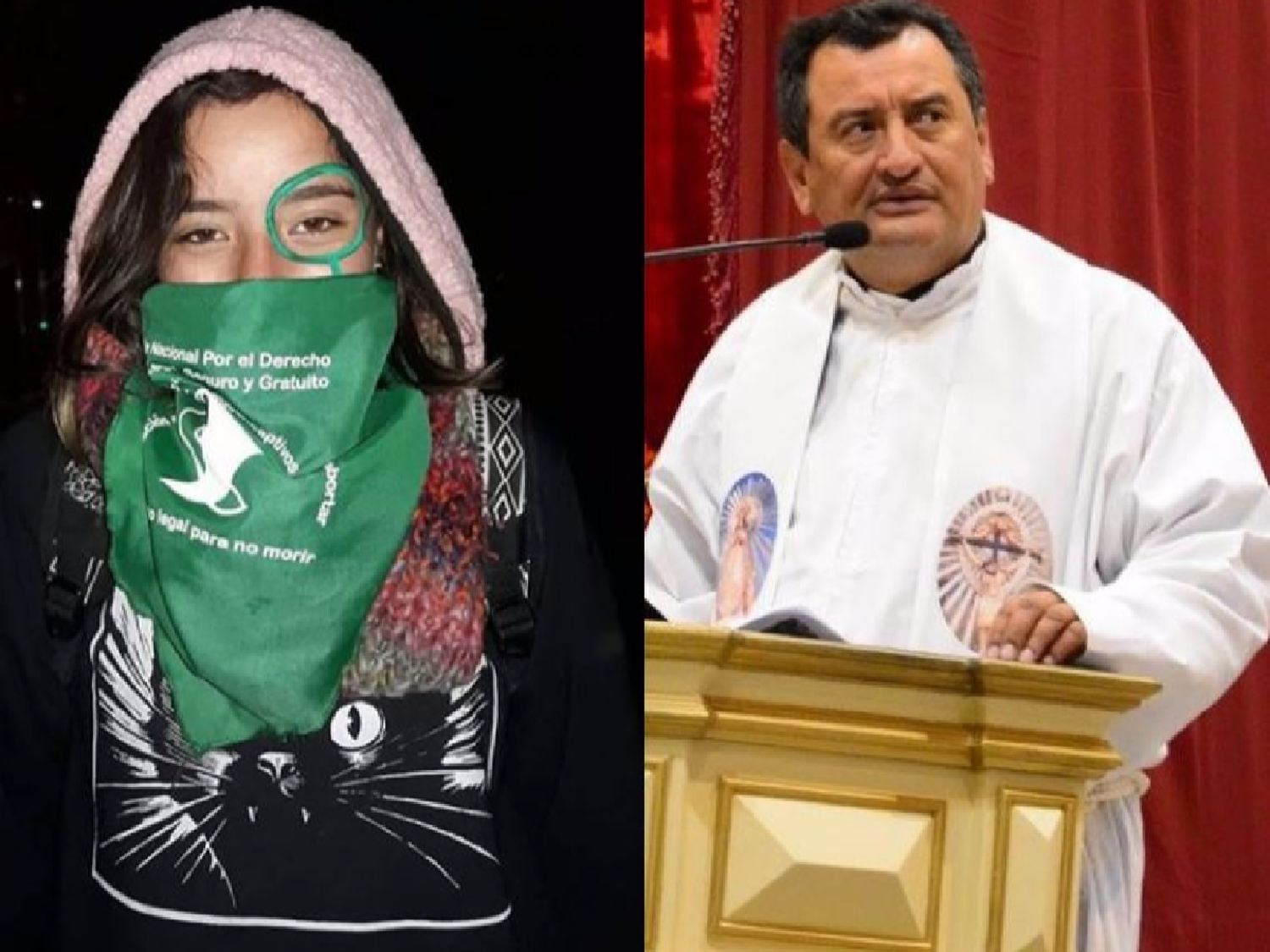 Hija de un cura salteño anti aborto lo acusó de "doble moral"