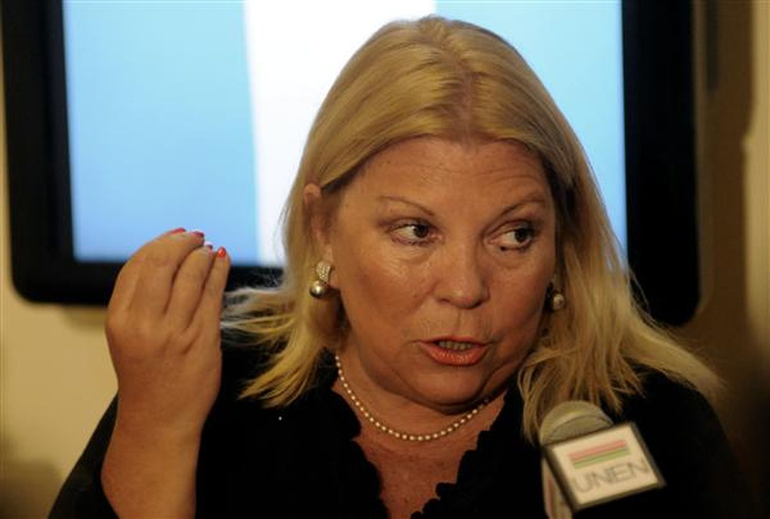 Carrió sobre la designación de Capitanich:  "Cristina eligió sucesor"