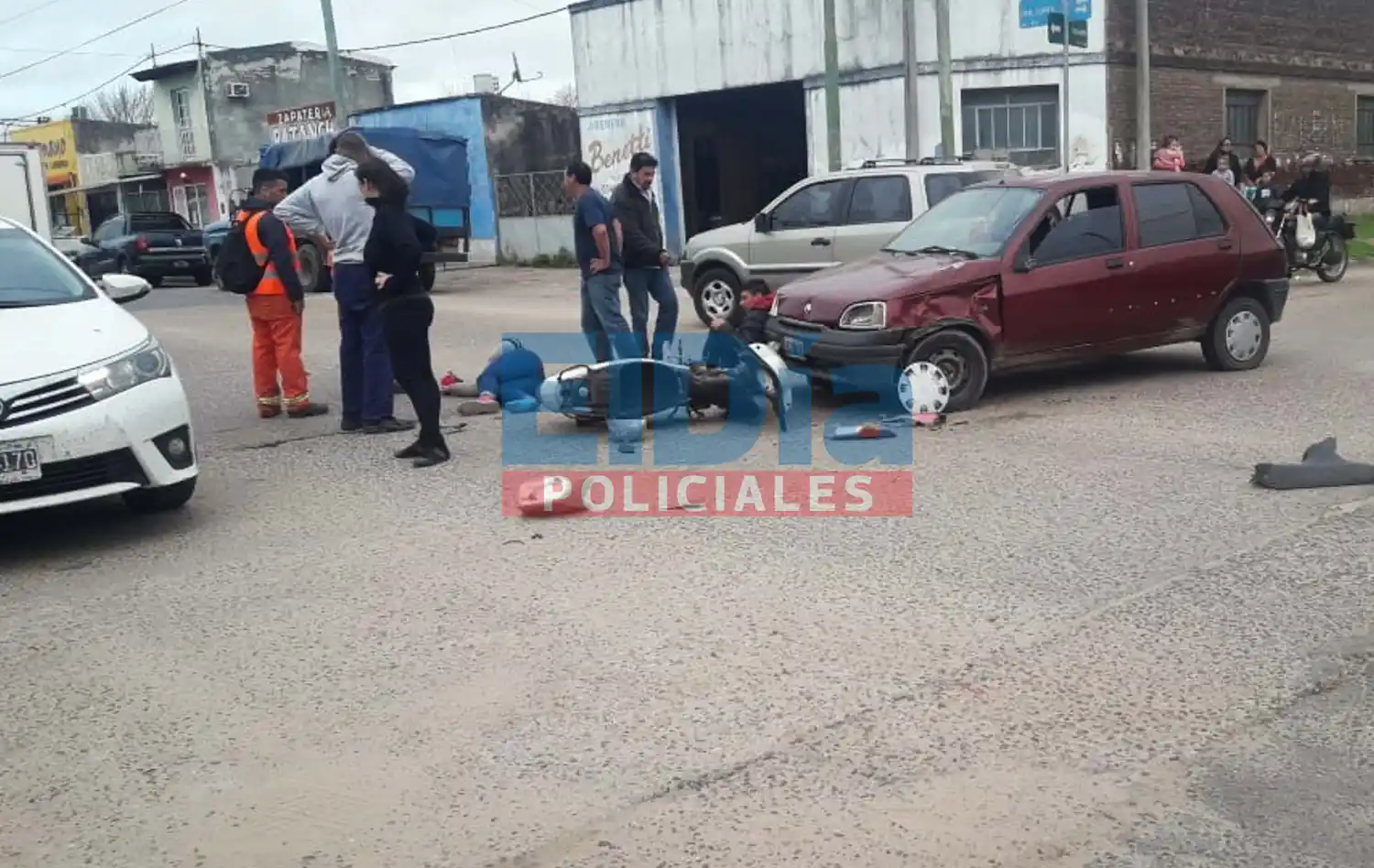 El choque en Primera Junta y Clavarino fue grabado por una cámara de seguridad