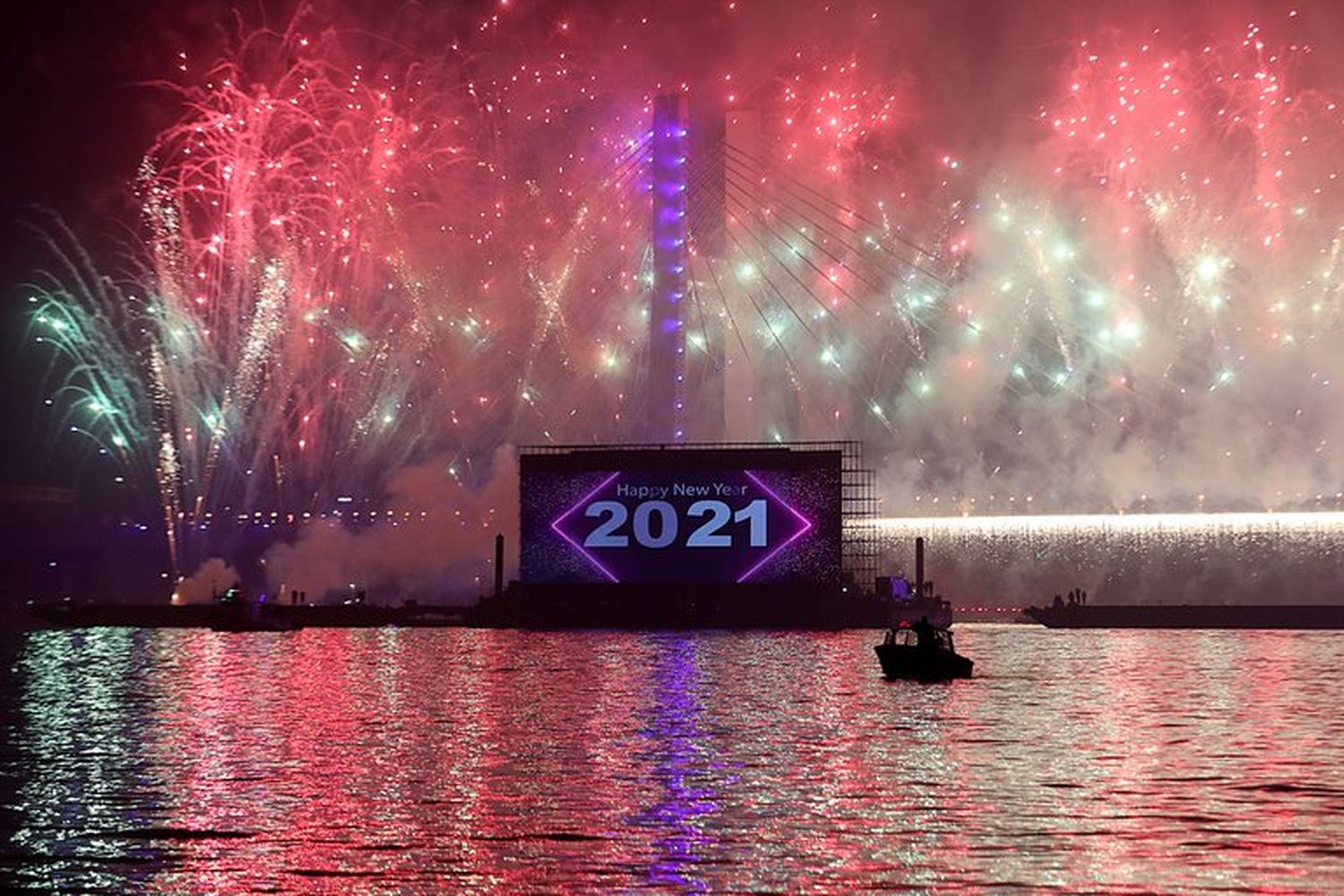 Fotos de los festejos del Año Nuevo 2021 en todo el mundo