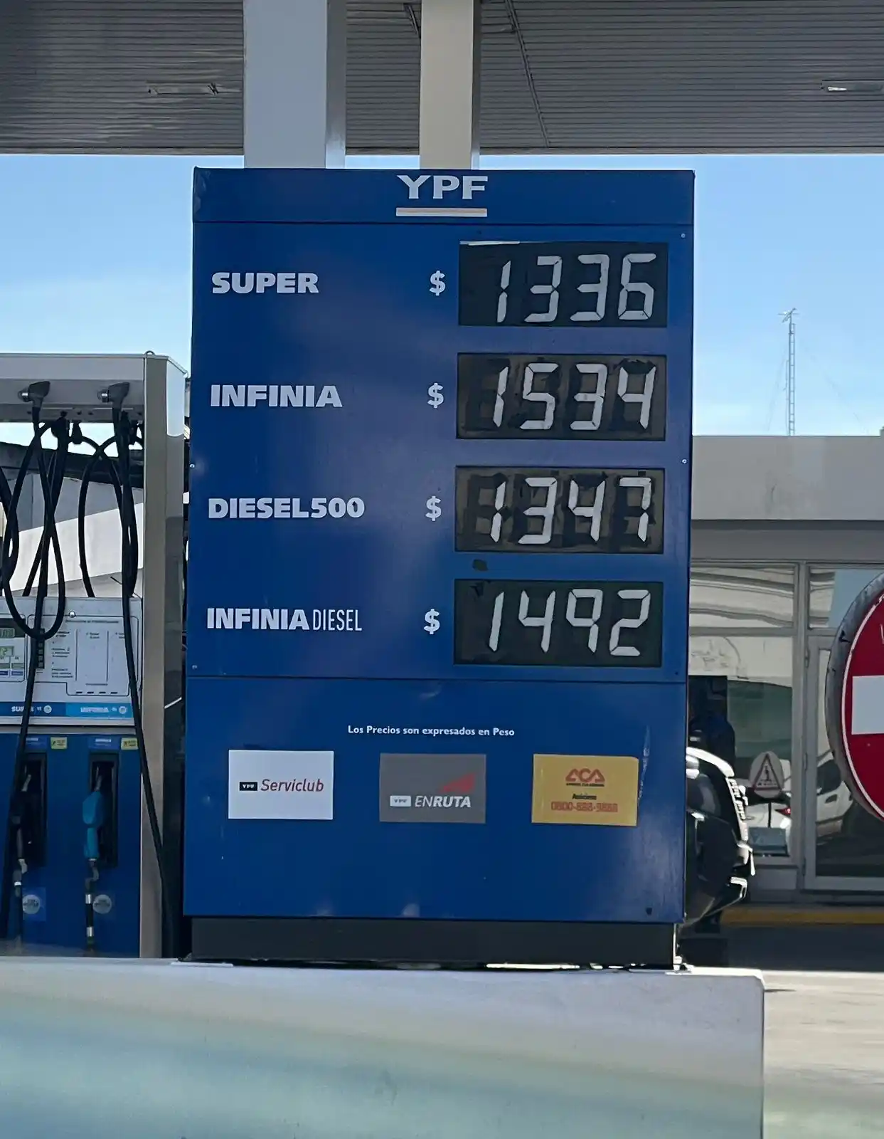 Ypf precios en rafaela