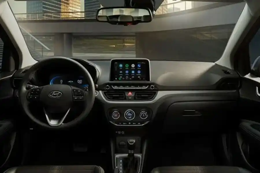 Así es el interior del Hyundai HB20 que se comercializará en nuestro país. Foto: Agencia Noticias Argentinas / @hyundai