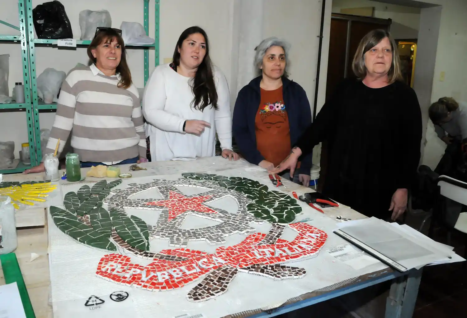La Escuela de Cerámica prepara otra intervención artística en las escalinatas de Villa Italia