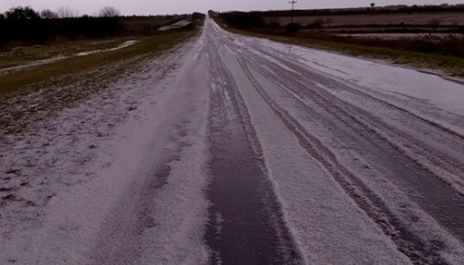 Video: Intensa granizada sorprendió a vecinos de Paraná