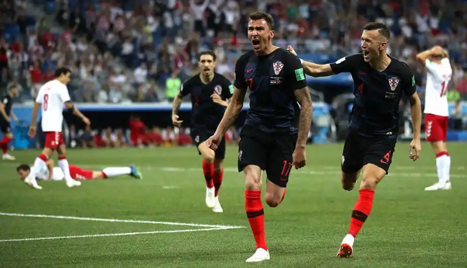 Croacia eliminó por penales a Dinamarca