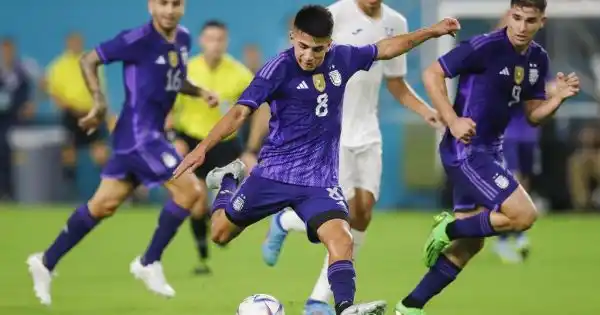 Thiago Almada, una de las figuras del Sub-23.