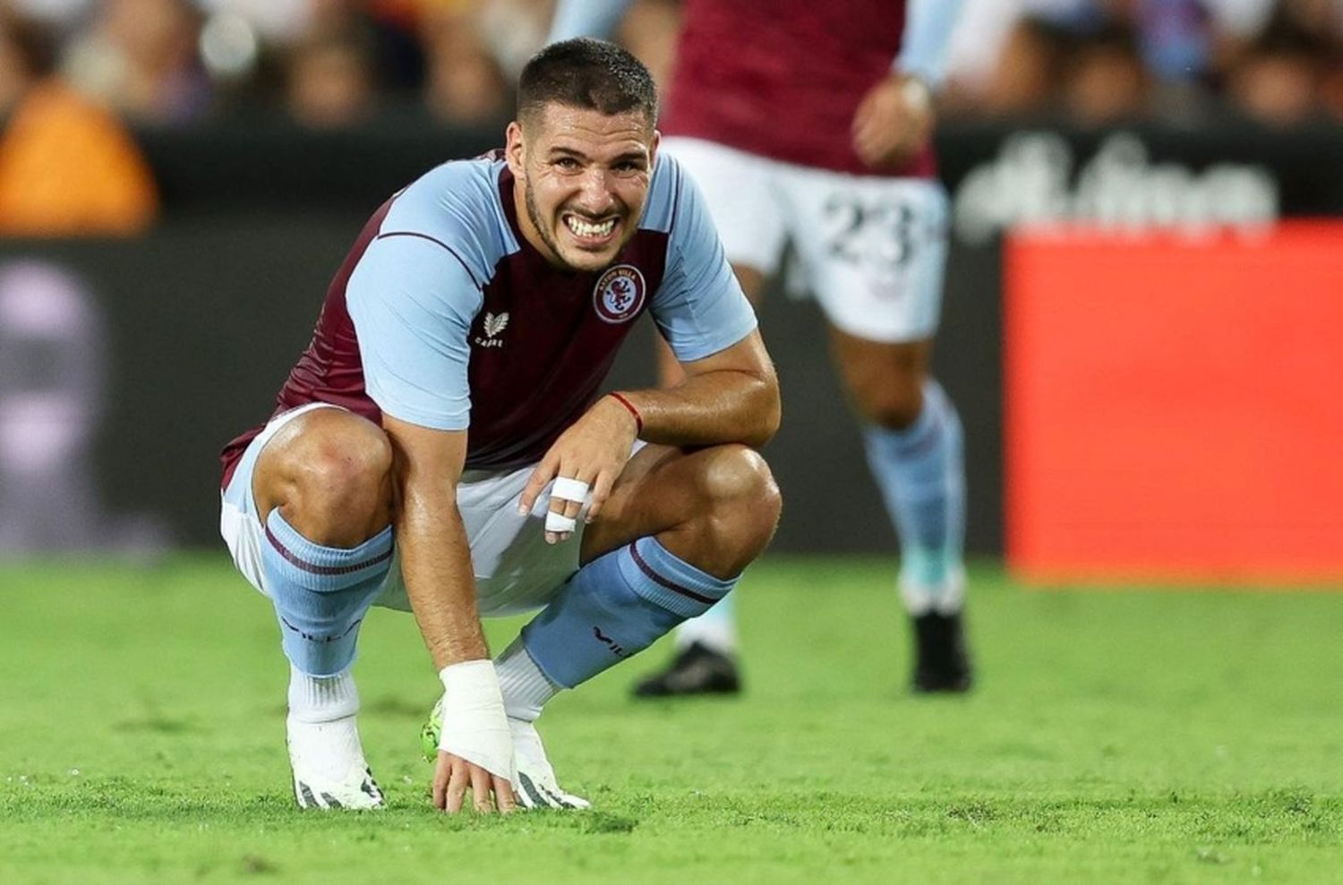 El marplatense Buendía se rompió los ligamentos y se perdería toda la temporada con Aston Villa
