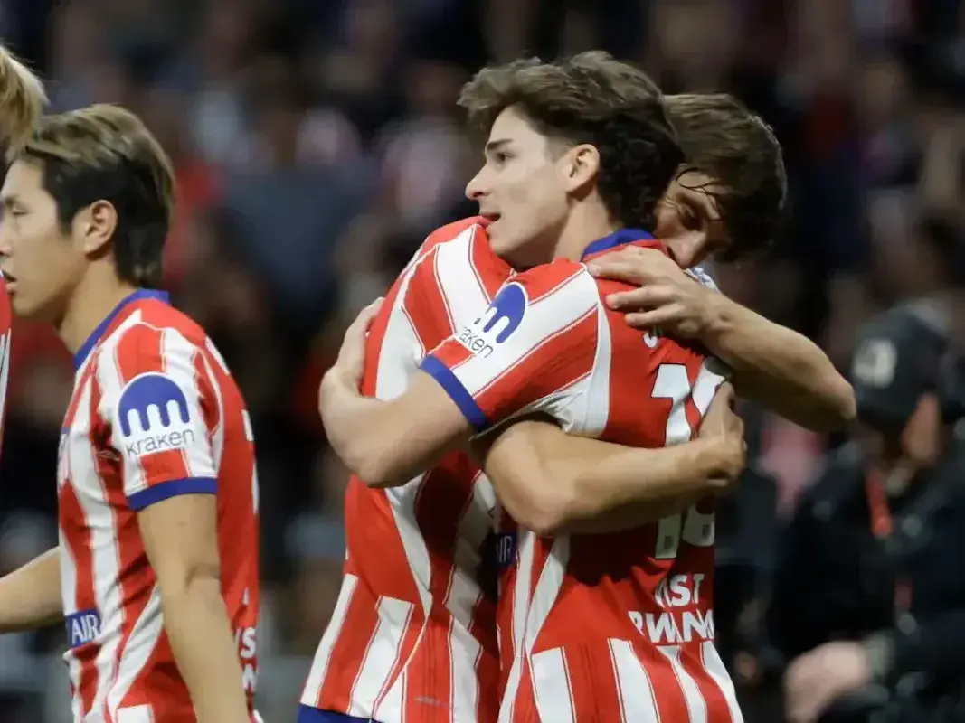 Julián marcó el gol del triunfo del Atlético ante . Foto:EFE
