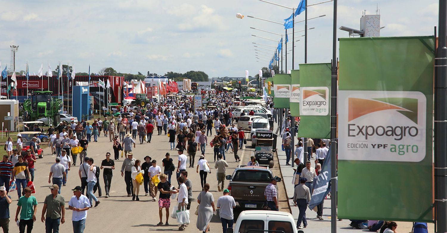 La edición 2024 de Expoagro comenzó este martes en San Nicolás