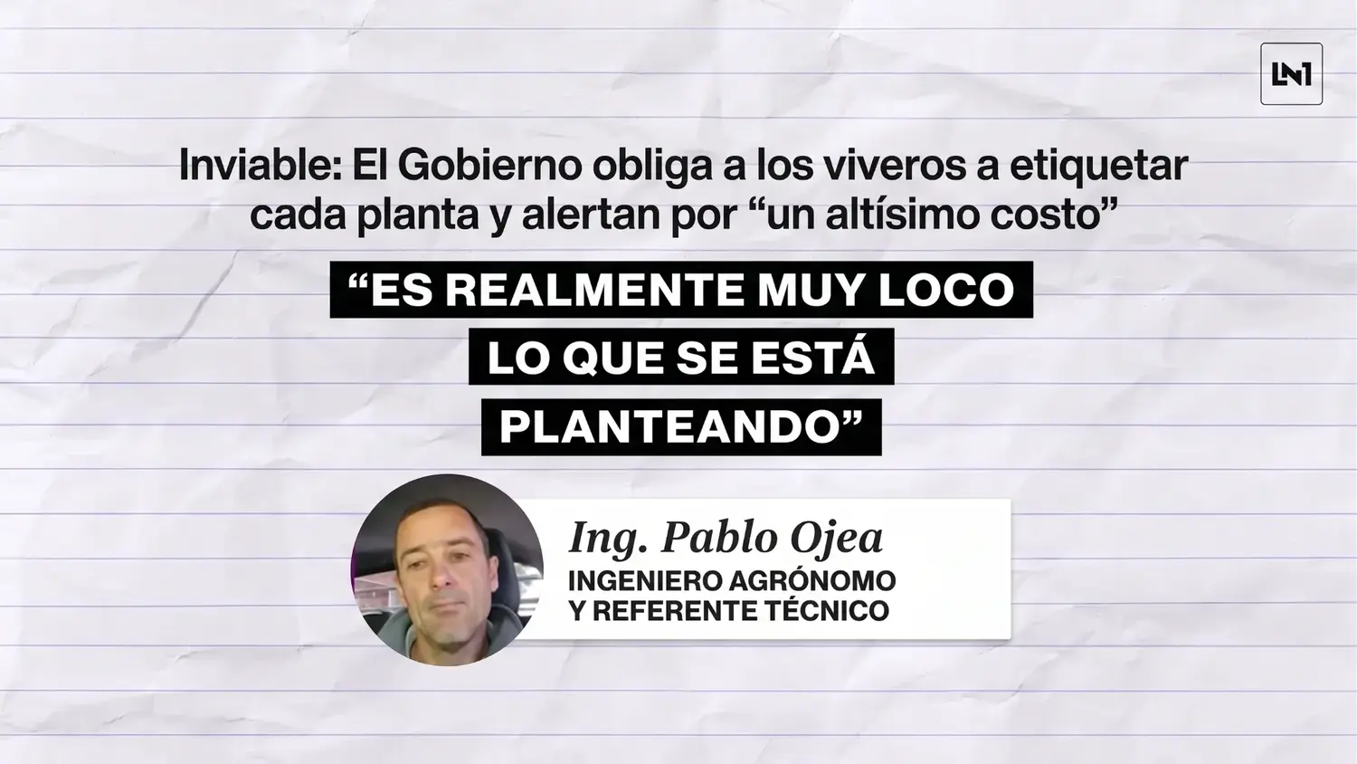El Gobierno obliga a etiquetar planta por planta y en los viveros bonaerenses advierten que la medida "es inaplicable"