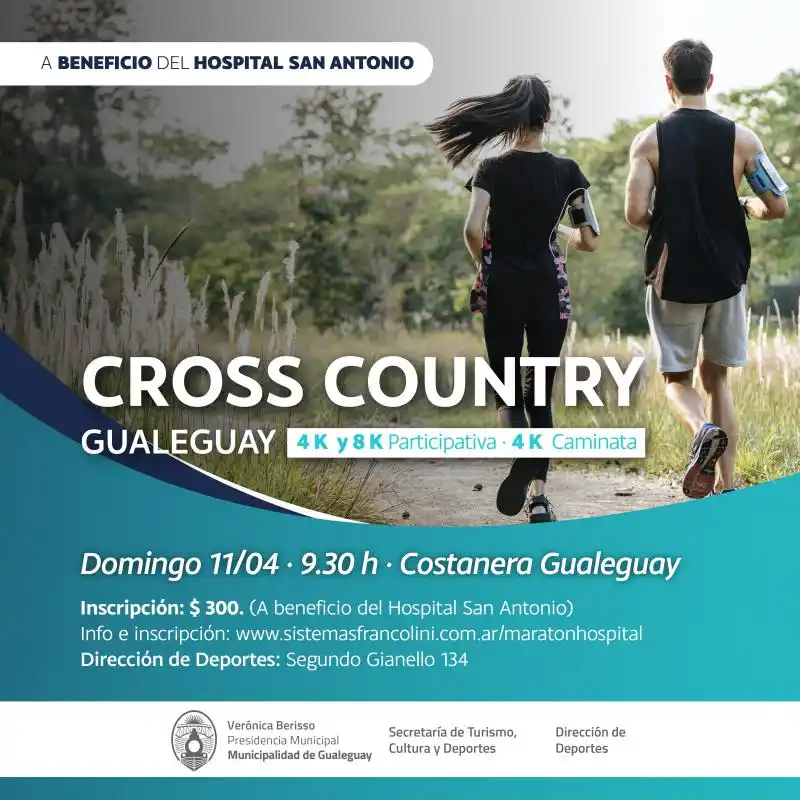 Carrera a beneficio del Hospital San Antonio