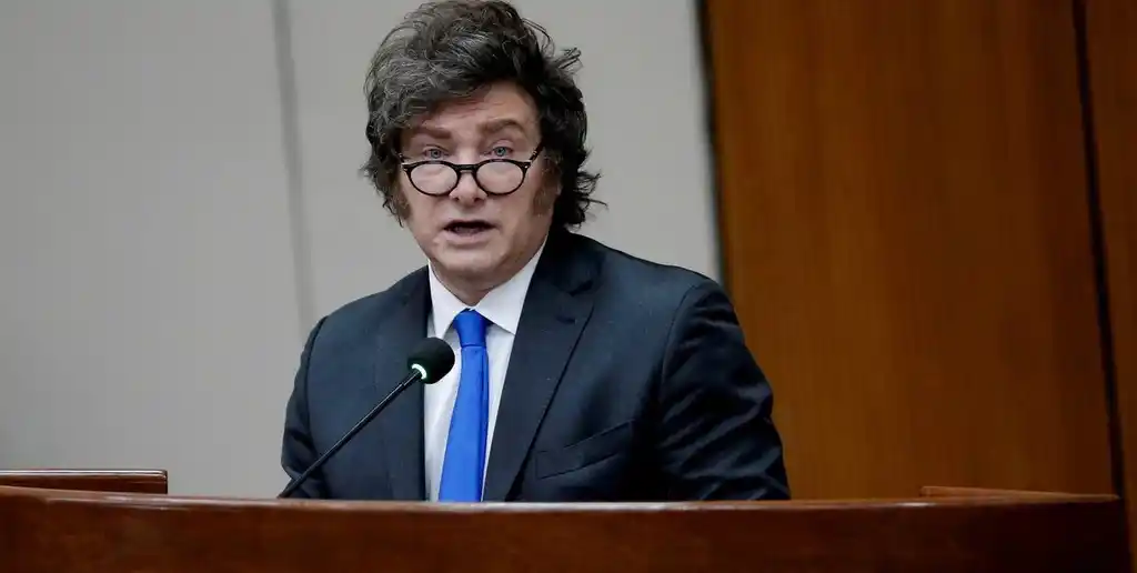 Javier Milei pasaría brevemente por Santa Fe, de camino a Paraná. Reuters.