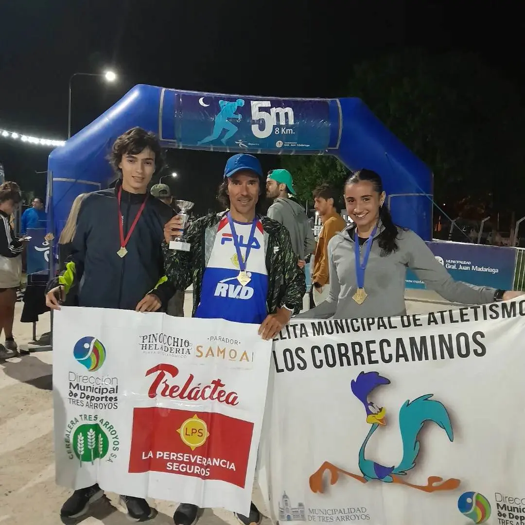 Segundo puesto para Sanguinetti en “Las 5 Millas” de Madariaga