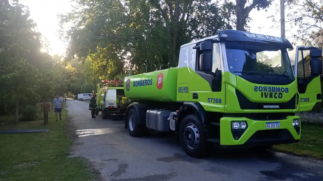 El incendio se registró en  Las Magnolias y Las Rosas.