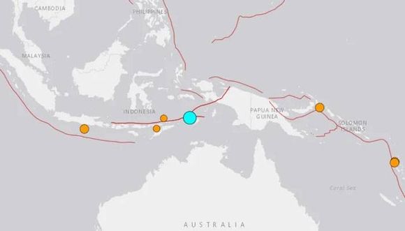 Sismo de 7,6 grados sacudió las  costas de Indonesia