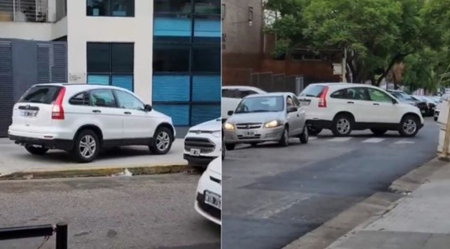 Video: circuló una cuadra por la vereda en pleno centro en Catamarca y lo sancionarán