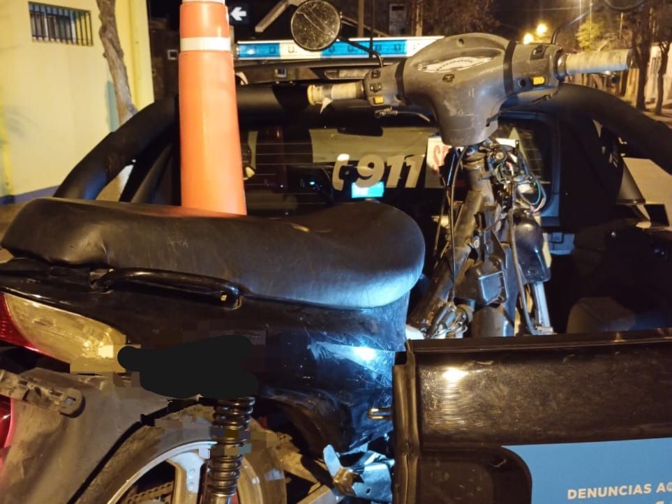 Como “panchos” con “su” moto: tenía la patente cambiada y los números de chasis borrados