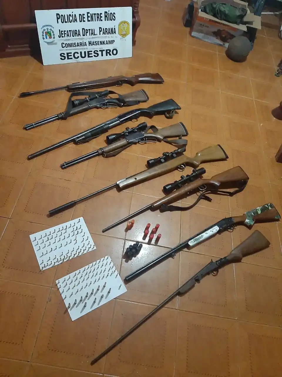 Secuestran armas en el marco de una denuncia por violencia de género