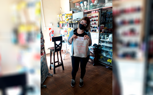 Sorteos en La Guía Club: Luci Lanfredi aprovechó los $1000 que ganó en Distribuidora Las Rosas
