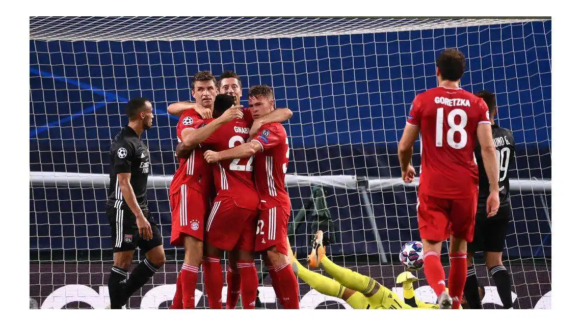 Bayern Munich volvió a golear: venció al Lyon y es finalista