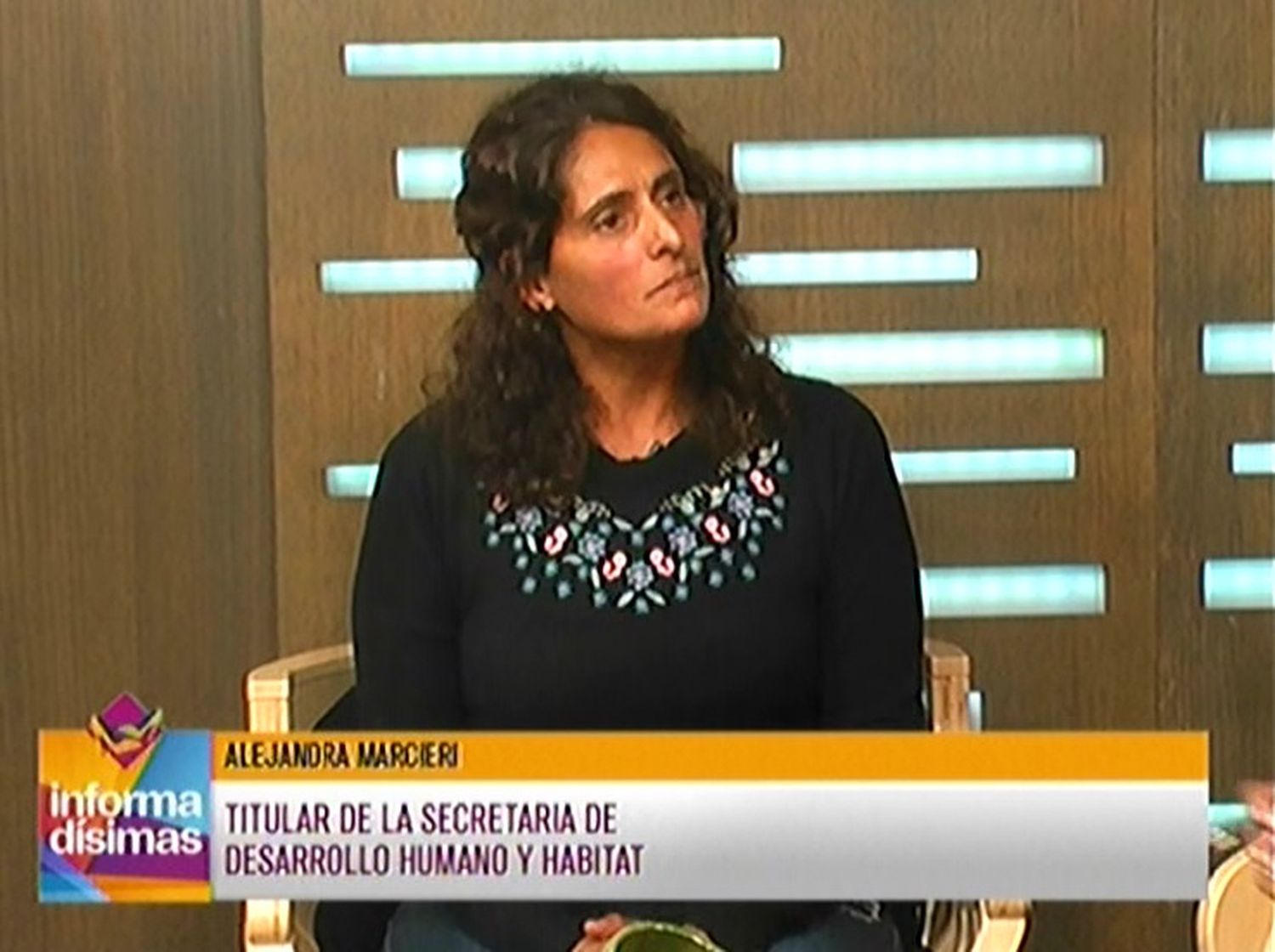 Alejandra Marcieri titular de la secretaria de desarrollo humano y habitat | Informadisima