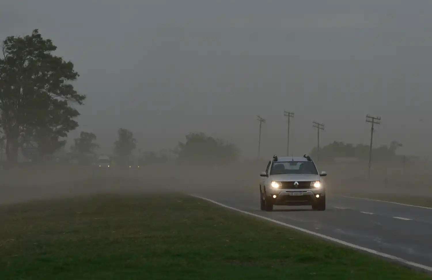 Viento, tierra y accidentes viales