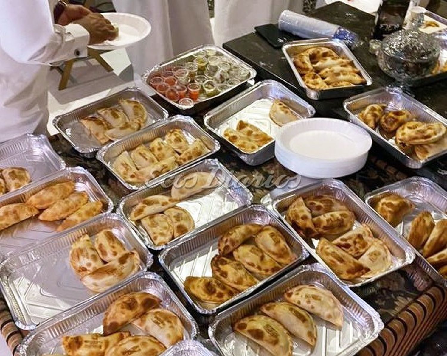 Degustación. Las primeras empanadas que elaboraron