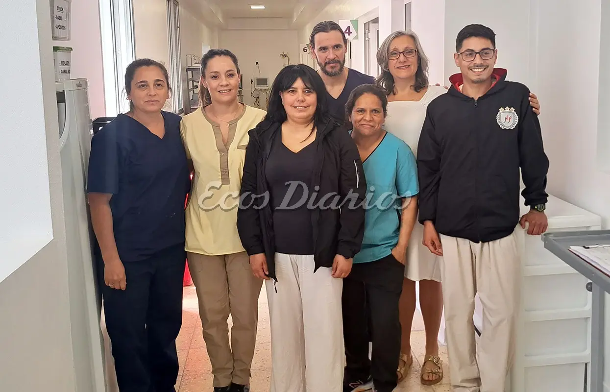 Se presentaron las mejoras realizadas en el sector de terapia intermedia del Hospital
