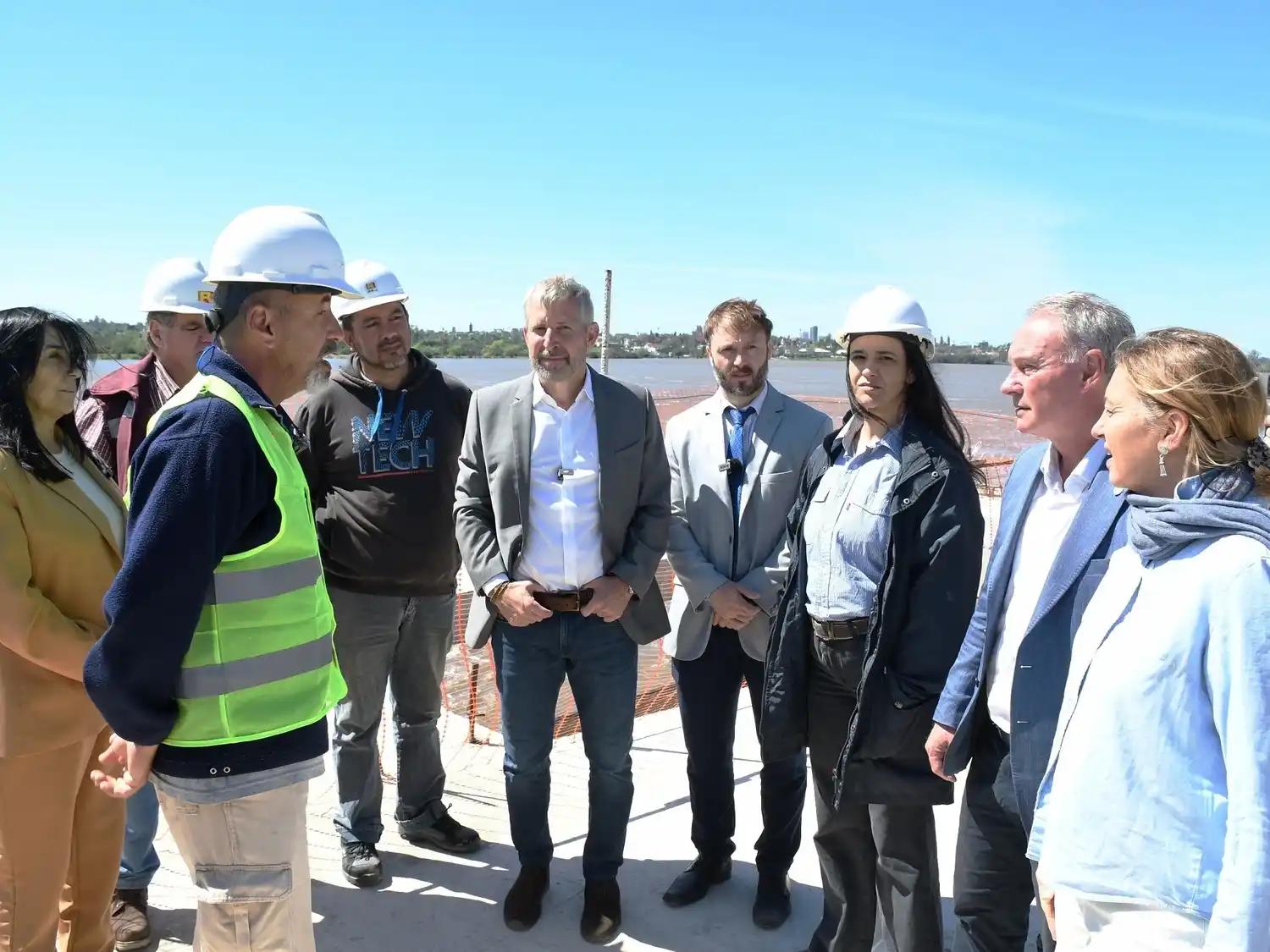 Se reactivó la obra para culminar la nueva planta potabilizadora de agua en Concordia