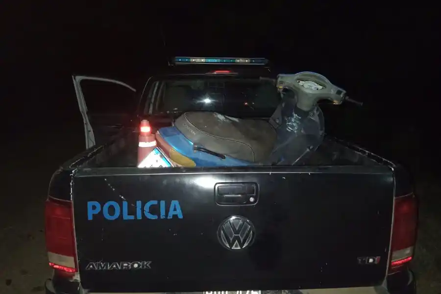 Gracias al accionar policial una mujer recuperó su motocicleta