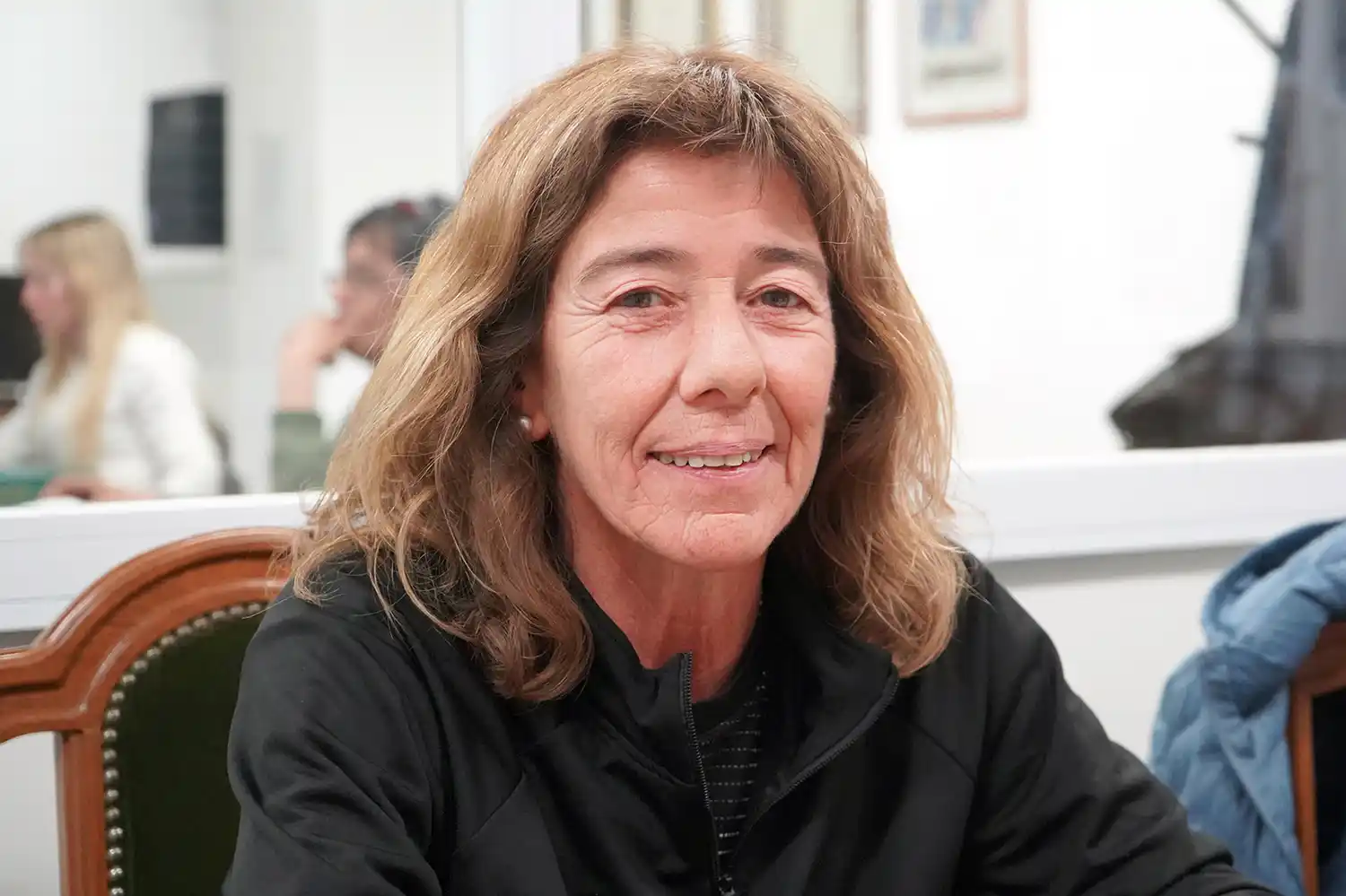 Objetivo. A punto de cumplirse, el de Patricia Caravone, una referente del hockey local