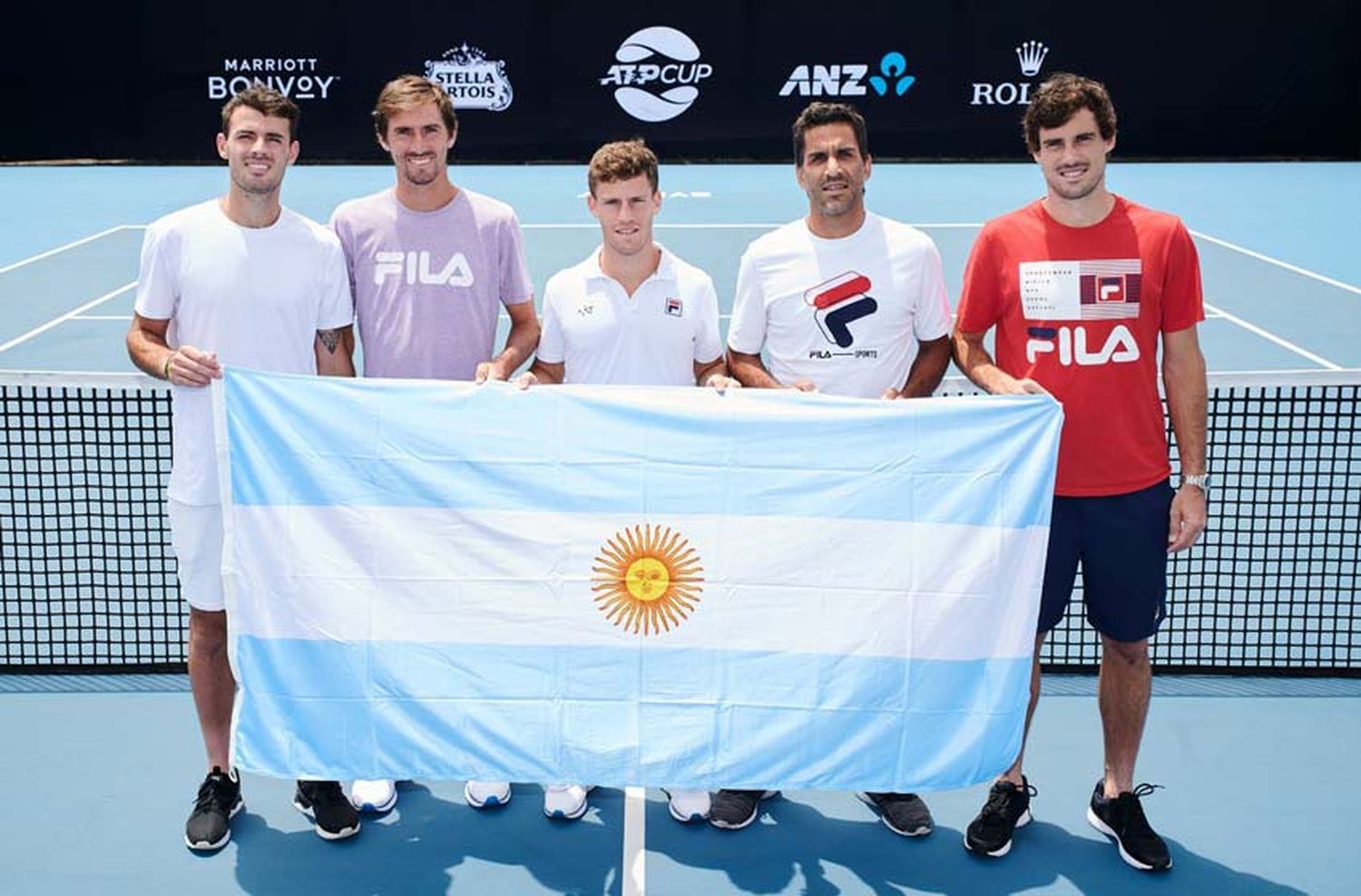 Argentina, lista para el debut en el ATP Cup