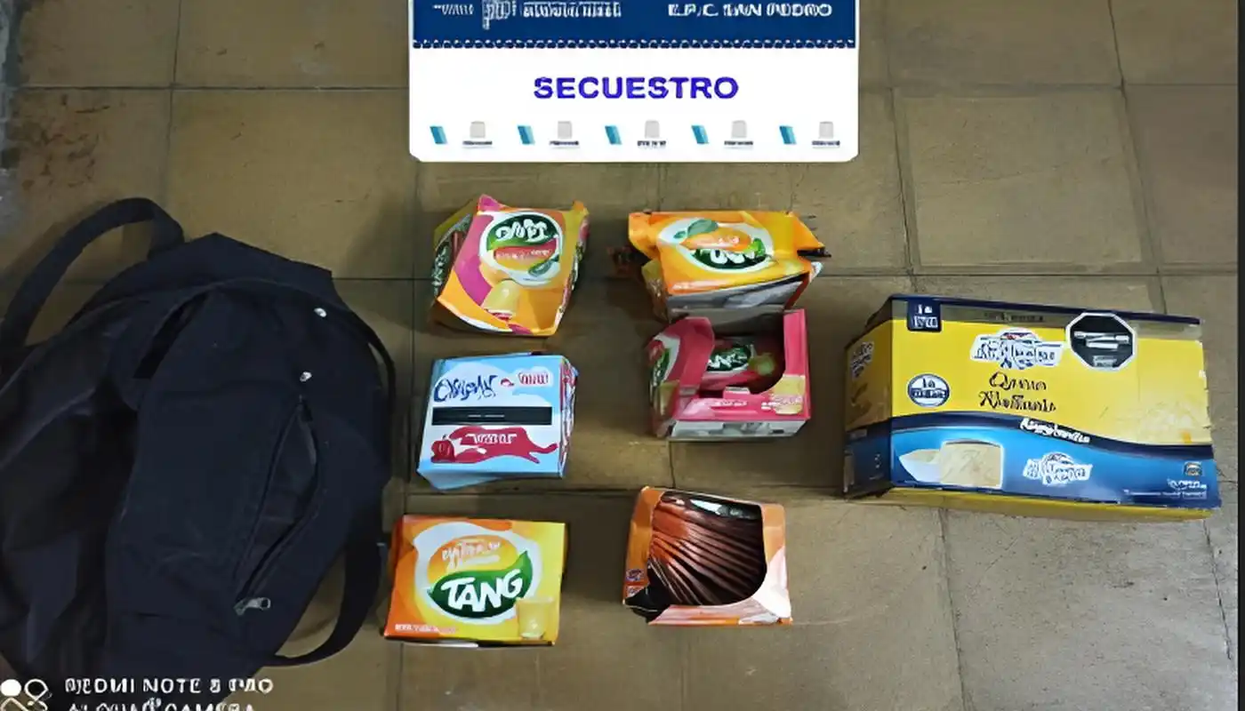 elementos robados en un comercio