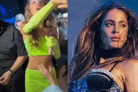 Insolito: una fanática le tocó el ombligo a Tini Stoessel y su reacción se volvió viral