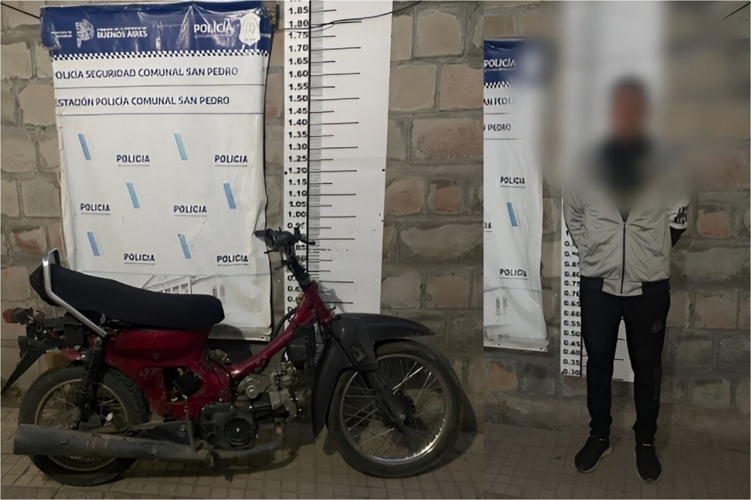 Secuestran moto con numeración adulterada