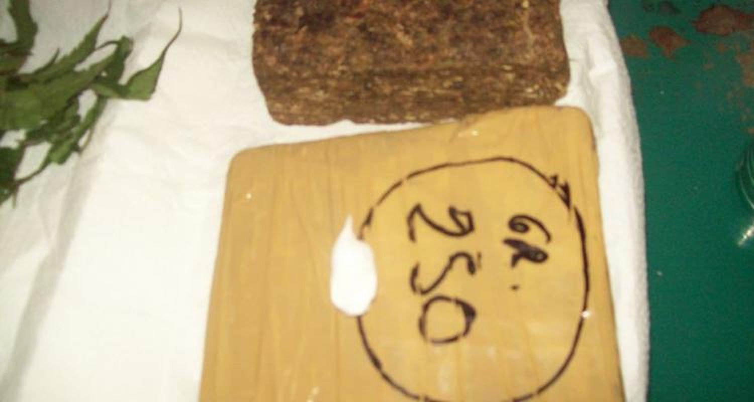 Operativo contra la venta de drogas